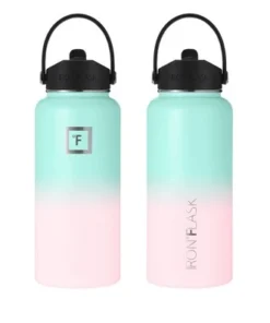 IRON FLASK 32oz Wide Mouth Sports Water Bottle - 3 Lids, Leak Proof, Double Walled Vacuum Insulated Bubble Gum -Water Bottles Shop unnamed file 4331