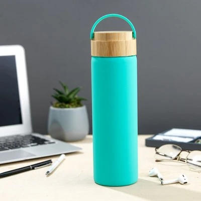 JoyJolt Glass Water Bottle with Carry Strap & Non Slip Silicone Sleeve - 20 oz - Turquoise 3 JoyJolt Glass Water Bottle with Carry Strap & Non Slip Silicone Sleeve - 20 oz - Turquoise