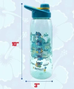Silver Buffalo Disney Lilo & Stitch Tropical 28oz Plastic Water Bottle w/ Screw Lid -Water Bottles Shop unnamed file 4398