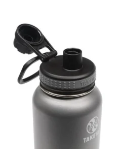 Takeya 32oz Originals Insulated Stainless Steel Water Bottle with Spout Lid - Graphite