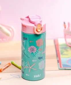Zak Designs 14 oz Kids Water Bottle Stainless Steel Vacuum Insulated for Cold Drinks, Indoor/Outdoor -Water Bottles Shop unnamed file 4593