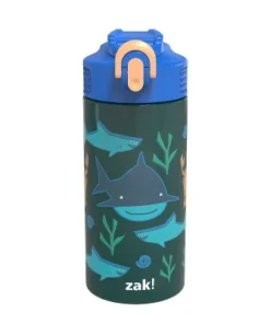 Zak Designs 14 oz Kids Water Bottle Stainless Steel Vacuum Insulated for Cold Drinks, Indoor/Outdoor -Water Bottles Shop unnamed file 4595