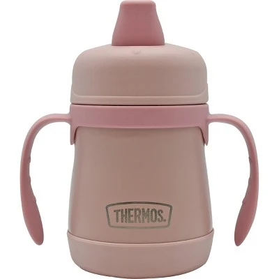 Thermos Baby 7 oz. Vacuum Insulated Stainless Steel Sippy Cup with Handles 6 Thermos Baby 7 oz. Vacuum Insulated Stainless Steel Sippy Cup with Handles - Image 4