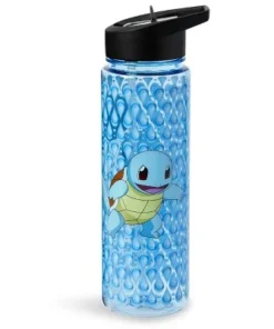 Just Funky Pokemon Squirtle 16oz Water Bottle - BPA-Free Reusable Drinking Bottles