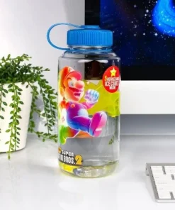 Just Funky Super Mario Bros 6-Inch Plastic Water Bottle | Super Star Ice Cubes -Water Bottles Shop unnamed file 4761