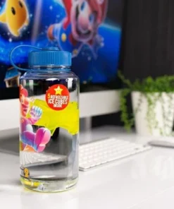 Just Funky Super Mario Bros 6-Inch Plastic Water Bottle | Super Star Ice Cubes -Water Bottles Shop unnamed file 4762