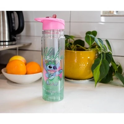 Disney Silver Buffalo Lilo & Stitch "Aloha" Double Wall Tritan Water Bottle | Holds 18 Ounces 6 Disney Silver Buffalo Lilo & Stitch "Aloha" Double Wall Tritan Water Bottle | Holds 18 Ounces - Image 4