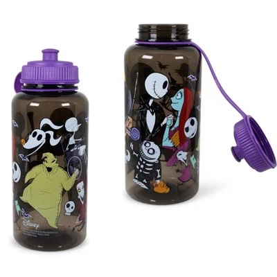 Silver Buffalo The Nightmare Before Christmas Plastic Water Bottle | Holds 34 Ounces 3 Silver Buffalo The Nightmare Before Christmas Plastic Water Bottle | Holds 34 Ounces