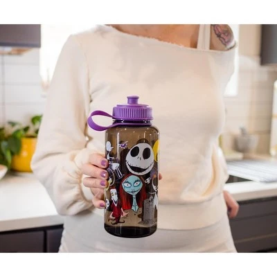 Silver Buffalo The Nightmare Before Christmas Plastic Water Bottle | Holds 34 Ounces 6 Silver Buffalo The Nightmare Before Christmas Plastic Water Bottle | Holds 34 Ounces - Image 4