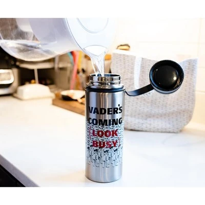 Seven20 Star Wars Stormtroopers "Vader's Coming, Look Busy" Canteen Water Bottle | Holds 18 Ounces 4 Seven20 Star Wars Stormtroopers "Vader's Coming, Look Busy" Canteen Water Bottle | Holds 18 Ounces - Image 2