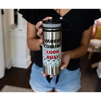 Seven20 Star Wars Stormtroopers "Vader's Coming, Look Busy" Canteen Water Bottle | Holds 18 Ounces 5 Seven20 Star Wars Stormtroopers "Vader's Coming, Look Busy" Canteen Water Bottle | Holds 18 Ounces - Image 3