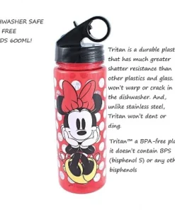 Mickey Mouse & Friends Silver Buffalo Disney Minnie Mouse 20oz Plastic Water Bottle w/ Screw Lid -Water Bottles Shop unnamed file 5054