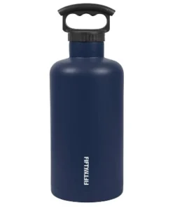 FIFTY/FIFTY 64oz Tank Growler 3 Finger Grip Cap Matte Black -Water Bottles Shop unnamed file 5074