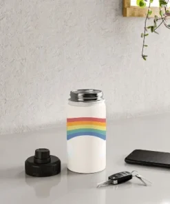 Avenie Vintage Rainbow with Clouds Water Bottle - Society6 -Water Bottles Shop unnamed file 5226