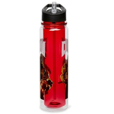 Just Funky DOOM Cyberdemon 16oz Double Walled Plastic Water Bottle 4 Just Funky DOOM Cyberdemon 16oz Double Walled Plastic Water Bottle - Image 2