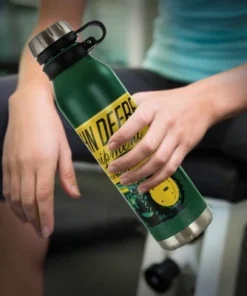 John Deere 25.5 Ounce Stainless Steel Thermal Bottle in Green with Cap and Carry Loop -Water Bottles Shop unnamed file 5360
