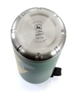 John Deere 25.5 Ounce Stainless Steel Thermal Bottle in Green with Cap and Carry Loop -Water Bottles Shop unnamed file 5365