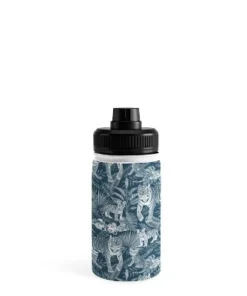 Julia Madoka Family of Tigers Monochrome Water Bottle - Society6