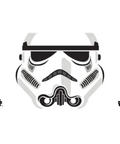 Star Wars Stormtrooper Face Stainless Steel Water Bottle