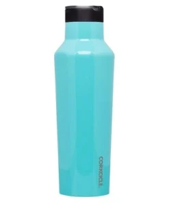 Corkcicle Classic 20 Ounce Canteen Triple Insulated Stainless Steel Water Bottle with Screw Cap and Extra Wide Mouth, Gloss Turquoise -Water Bottles Shop unnamed file 557