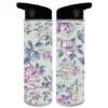 Bioworld Floral Print Pink Flowers 24 Oz. Single Wall BPA-Free Plastic Water Bottle -Water Bottles Shop unnamed file 5599