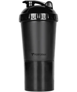 Performa Activ 24 oz. Shaker Cup Plus with Storage Container - Black