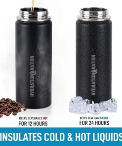 Hydration Nation Thermo Stainless Steel Vacuum Insulated Water Bottle -Water Bottles Shop unnamed file 5660