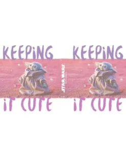 Star Wars The Mandalorian The Child Keeping It Cute Stainless Steel Water Bottle