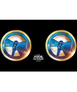 Marvel: Thor: Love and Thunder Stormbreaker Gold and Blue Emblem Stainless Steel Water Bottle