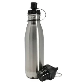 Danesco H2O Stainless Steel Reusable Eco Bottle, 27 Ounce