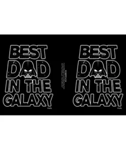 Star Wars Father's Day Best Dad Darth Vader Helmet Stainless Steel Water Bottle