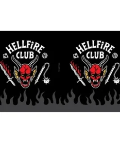 Stranger Things Hellfire Flame Logo Stainless Steel Water Bottle