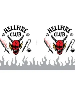 Stranger Things Hellfire Sword Logo Stainless Steel Water Bottle