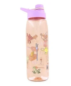 Silver Buffalo Disney Princess Icons 28oz Water Bottle With Screw Lid