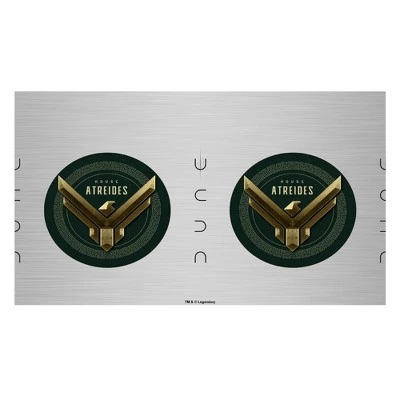 Dune House Atreides Gold Logo Stainless Steel Water Bottle 3 Dune House Atreides Gold Logo Stainless Steel Water Bottle