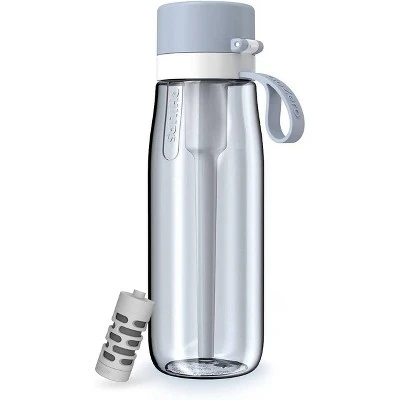 Philips Water 22oz GoZero Everyday Tritan Plastic Bottle with Filter Gray 8 Philips Water 22oz GoZero Everyday Tritan Plastic Bottle with Filter Gray - Image 6