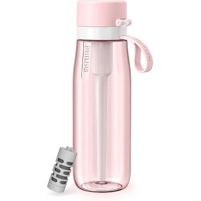 Philips Water 22oz GoZero Everyday Tritan Plastic Bottle with Filter Gray 11 Philips Water 22oz GoZero Everyday Tritan Plastic Bottle with Filter Gray - Image 9