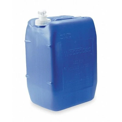 WEDCO 82300G Water Container,5 gal.,Blue,14-3/4 in. H 3 WEDCO 82300G Water Container,5 gal.,Blue,14-3/4 in. H