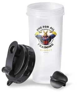 Just Funky My Hero Academia All Might Training Gym Shaker Bottle | Includes Mixing Ball