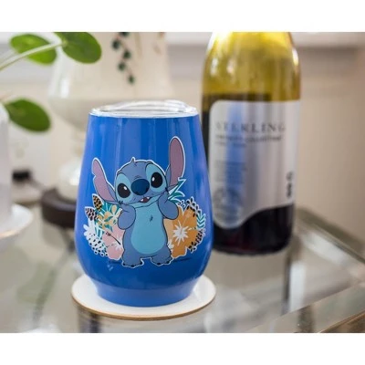 Silver Buffalo Disney Lilo & Stitch 10oz Stainless Steel Tumbler w/ Lid 6 Silver Buffalo Disney Lilo & Stitch 10oz Stainless Steel Tumbler w/ Lid - Image 4
