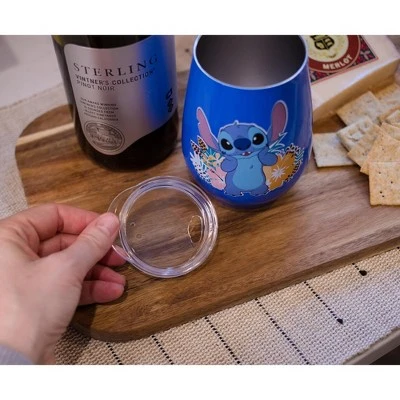 Silver Buffalo Disney Lilo & Stitch 10oz Stainless Steel Tumbler w/ Lid 7 Silver Buffalo Disney Lilo & Stitch 10oz Stainless Steel Tumbler w/ Lid - Image 5