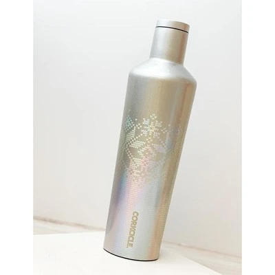 Corkcicle Canteen 25 oz Triple Insulated Stainless Steel Drink Bottle with Screw On Cap for Hot and Cold Beverages, Fairisle Prismatic 3 Corkcicle Canteen 25 oz Triple Insulated Stainless Steel Drink Bottle with Screw On Cap for Hot and Cold Beverages, Fairisle Prismatic