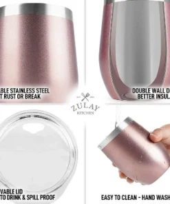 Zulay Kitchen Zulay 12oz Insulated Wine Tumbler With Lid - Stemless Stainless Steel Wine Tumblers With Lids 10 Zulay Kitchen Zulay 12oz Insulated Wine Tumbler With Lid - Stemless Stainless Steel Wine Tumblers With Lids -Water Bottles Shop unnamed file 6081