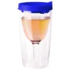 Vino2Go Blue Acrylic Insulated Wine Tumbler with Slide Lid, 10 Ounce -Water Bottles Shop unnamed file 6091