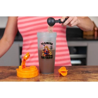 Just Funky Dragon Ball Z Super Saiyan Goku Gym Shaker Bottle 7 Just Funky Dragon Ball Z Super Saiyan Goku Gym Shaker Bottle - Image 5