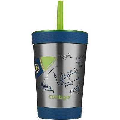 Contigo Kid's 12 oz. Spill Proof Insulated Stainless Steel Tumbler with Straw 3 Contigo Kid's 12 oz. Spill Proof Insulated Stainless Steel Tumbler with Straw