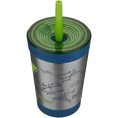 Contigo Kid's 12 oz. Spill Proof Insulated Stainless Steel Tumbler with Straw 4 Contigo Kid's 12 oz. Spill Proof Insulated Stainless Steel Tumbler with Straw - Image 2