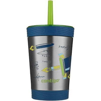 Contigo Kid's 12 oz. Spill Proof Insulated Stainless Steel Tumbler with Straw 6 Contigo Kid's 12 oz. Spill Proof Insulated Stainless Steel Tumbler with Straw - Image 4