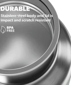 Dometic THRM66 Thermo 22 Ounce Stainless Steel Ergonomic Vacuum Sealed Bottle with Double Wall Insulation, Fits All Standard Cup Holders, Moss -Water Bottles Shop unnamed file 647