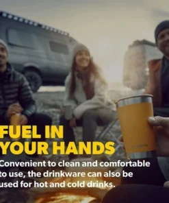 Dometic TMBR60 Thermo 20 Ounce Stainless Steel Insulated Vacuum Sealed Drink Tumbler Bottle with Double Wall Insulation, Ore